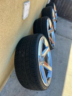 4 tires 24” for  $400 free rims