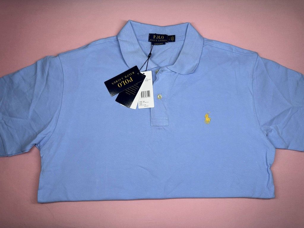 POLO RALPH LAUREN DRESS SHIRT BLUE YELLOW NEW SALE MEN SIZE L A1 -  www.disolcolor.com