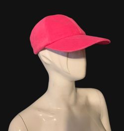 Hot Pink Fleece Baseball Cap