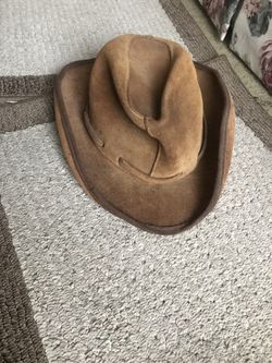 Hat from the 60’s I’m asking 25.00 Dollars, it’s all heavy Leather