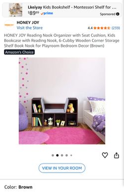 Kids reading nook