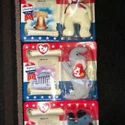 Beanie Babies 1996 Election Set New In Pkg 