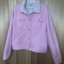  Jacket Brand Finesse USA Size 2 XL Color Pink And White 