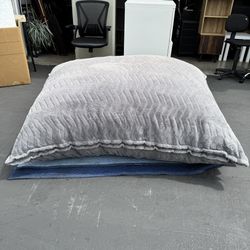 Lounge & Co Crash Foam Large Pillow Gray Very Clean and Good Condition 