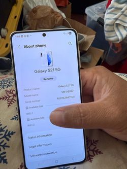 Lightly used unlocked Samsung s21 5G 128GB for 225