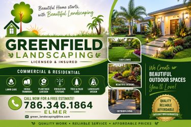 Landscaping for good price