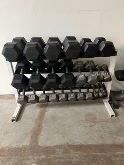 Dumbbell Weights with Stand