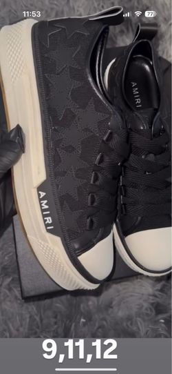 Black Amiri sneakers