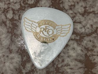 REO Speedwagon Guitar Pick Dave Amato Print Signature