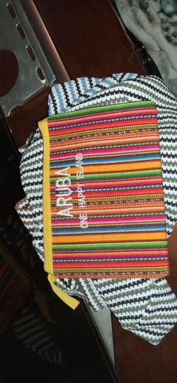 Never worn or used Hand knitted shirts and pouch