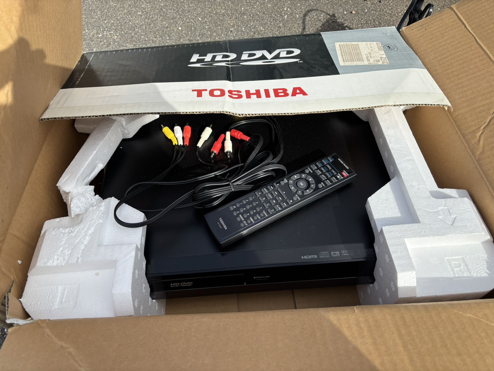 Toshiba DVD player. New In Box