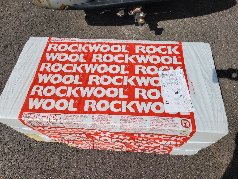 Insulation Rockwool Panels 48 X 24 X 4 Inch