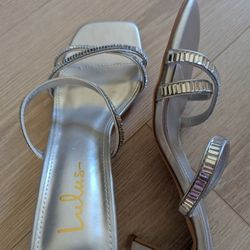 Lulus Silver Heels 