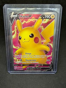 Pikachu V 170/185 Pokémon Trading Card