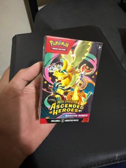 Factory sealed Pokémon Mega Evolution: Ascended Heroes Booster Bundle.