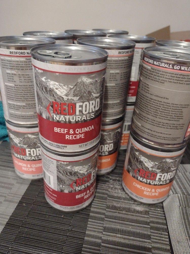 Redford
Wet dog food cans