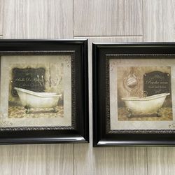 Decorative Bathroom Photo Set 