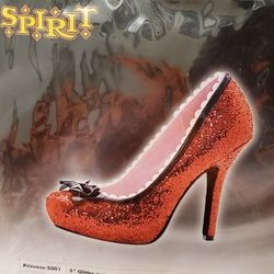 Red Glitter Heels