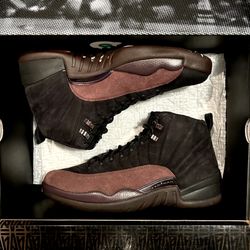 Air Jordan Retro 12 SP A Ma Maniére Black Size 13W/11.5 Men 