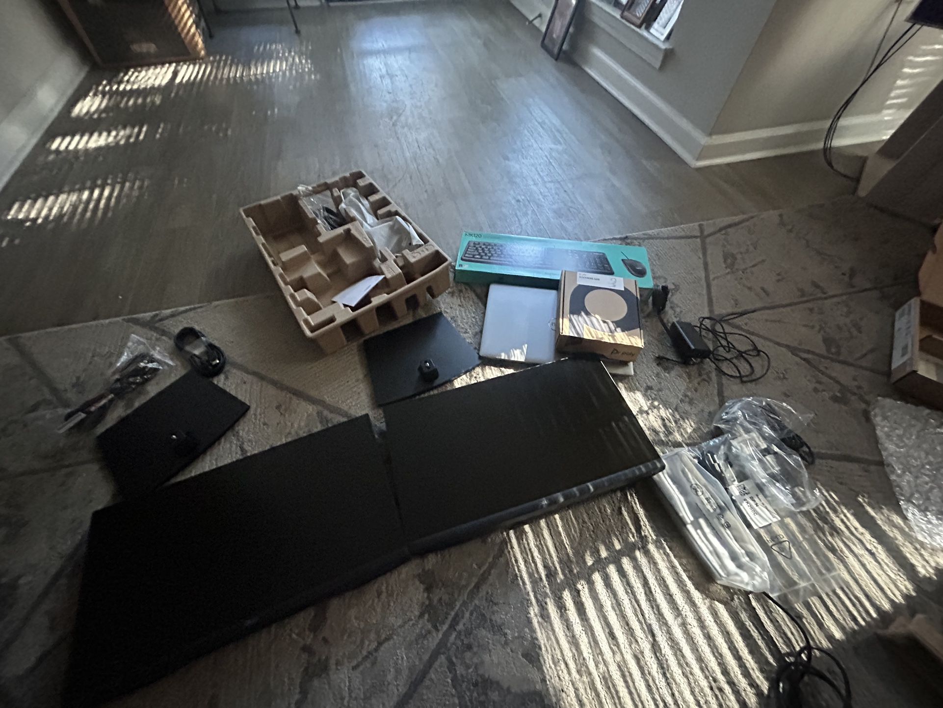 Laptop And Office Desktop