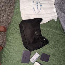 Small Black Prada Bag 