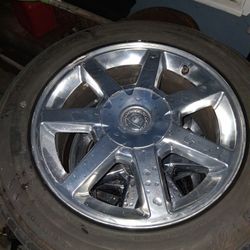 Set Of 4 Tires Cadillac Rims