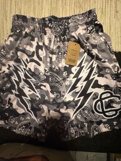Corruptive Creative Paisley Camo Mesh Shorts