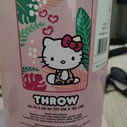 Hello Kitty Throw Blanket