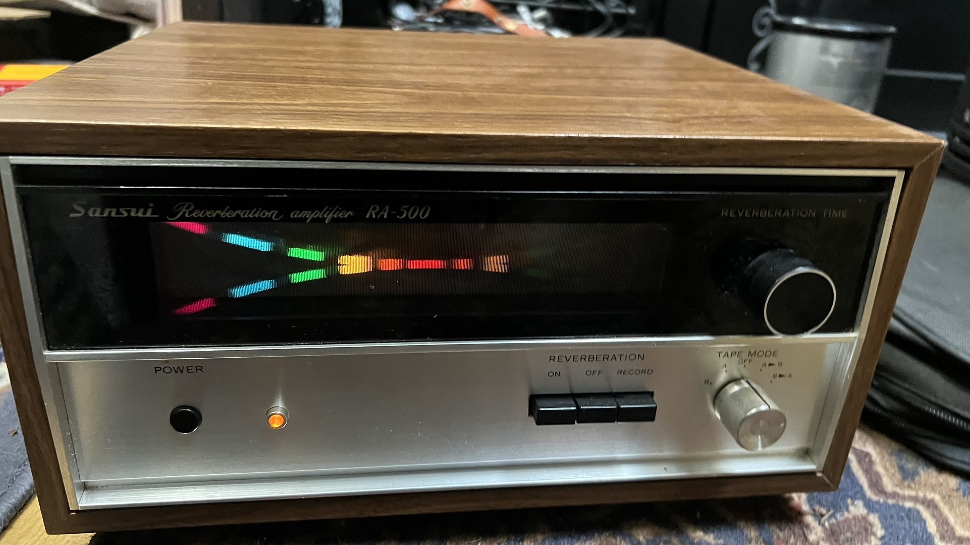 Sansui RA-500 Spring Reverb Amplifier - Great Condition