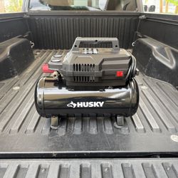 Husky 4 Gal. 175 PSI Electric Oil-Free High Performance Air Compressor
