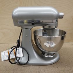 KitchenAid 4.5 Qt Deluxe Tilt‑Head Stand Mixer – Contour Silver
