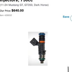 Mustang Injectors  11-24
