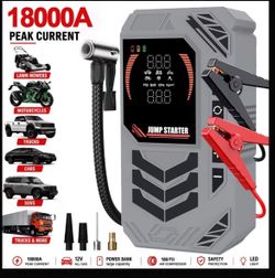 Car jump starter and air compressor