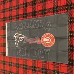 Brand New Atlanta All Day Banner Flag 