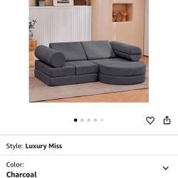 jela Kids Couch 14PCS Luxury, Floor Sofa Modular Furniture for Adults, Playhouse Play Set for Toddlers Babies, Modular Foam Play Couch, Modular Sofa (