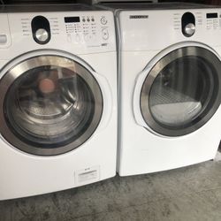 Samsung Front load Washer And Electric Dryer 