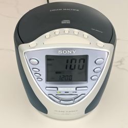 Vintage Sony Clock Radio/CD Player