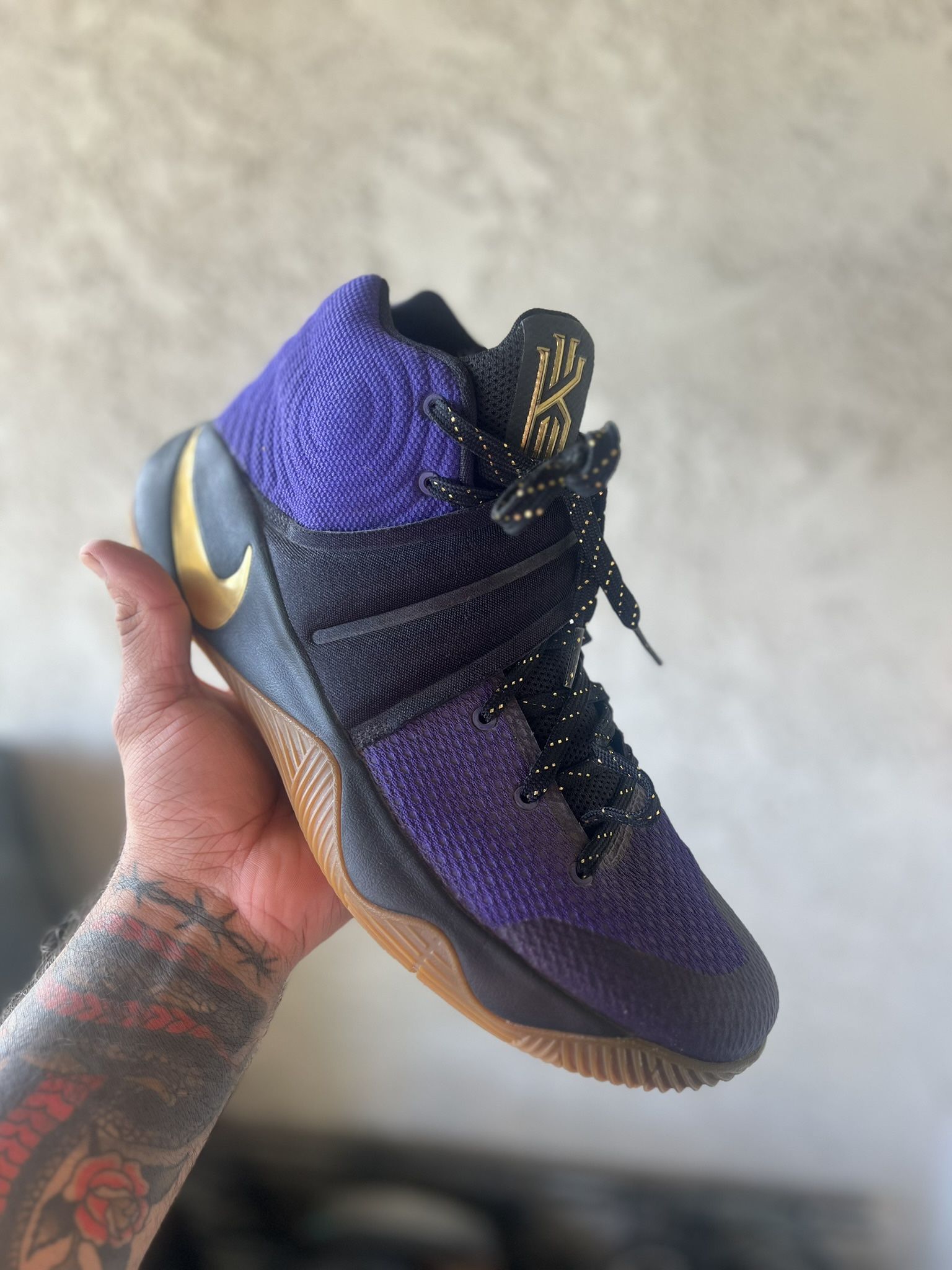 Nike Kyrie iD Basketball Shoes Lakers Colorway Custom Purple