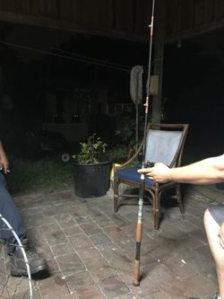 Vintage deep sea fishing rod