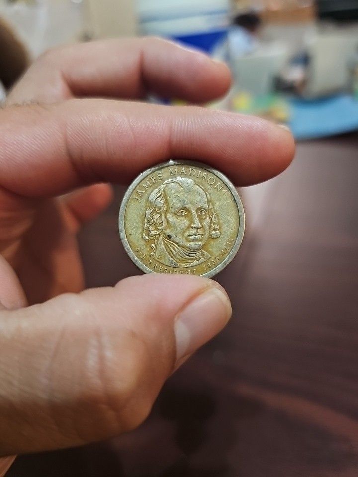 James MADISON 1865 Coin