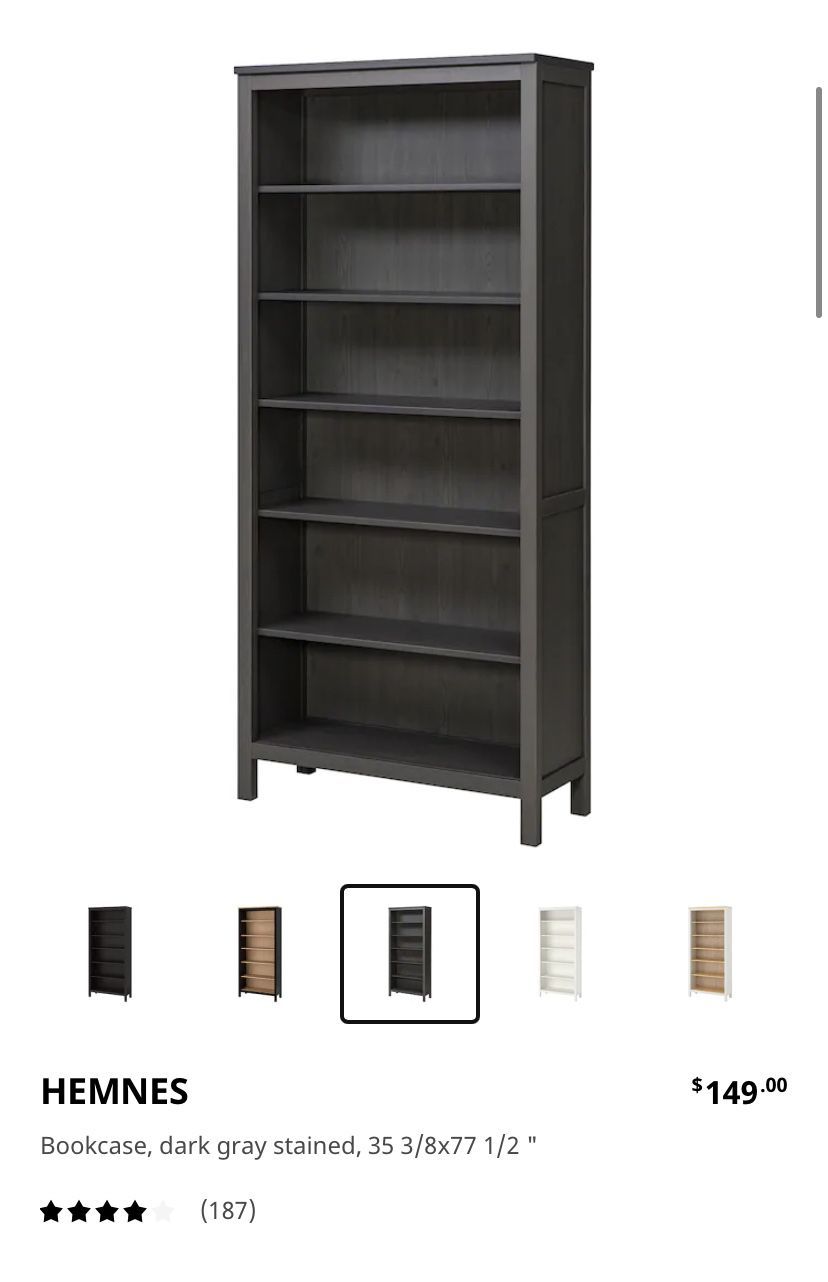 Hemnes Bookshelf / Storage Cabinet For Sale