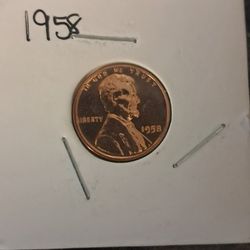 1958 Wheat PENNY