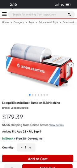 Leegol Electric Rock Tumbler
