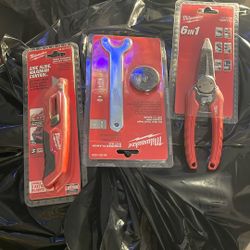 Milwaukee Hand Tools , Six And One Pliers, Side Slide, Utility Knife, Grinder FLANGE NUT KIT