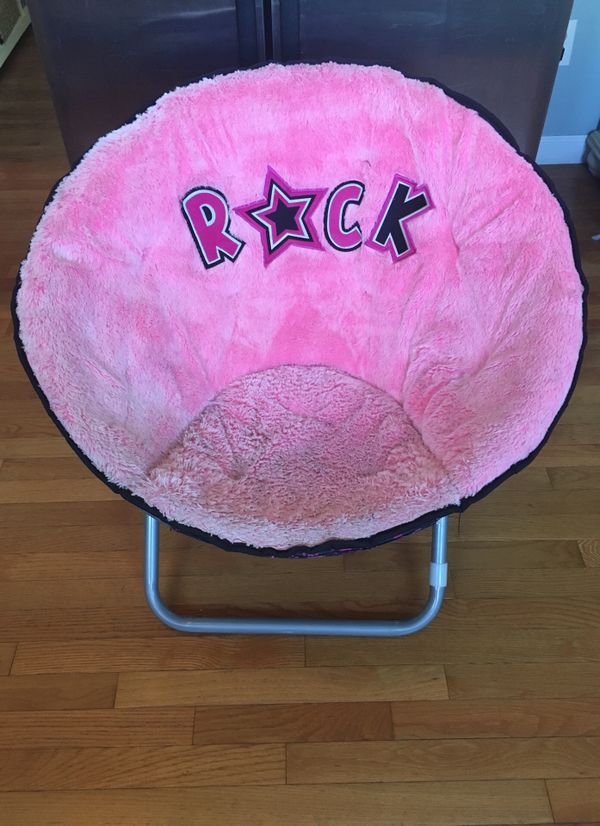 Faux Fur Rock Star Kids Pink Chair For Sale In East Longmeadow Ma Offerup
