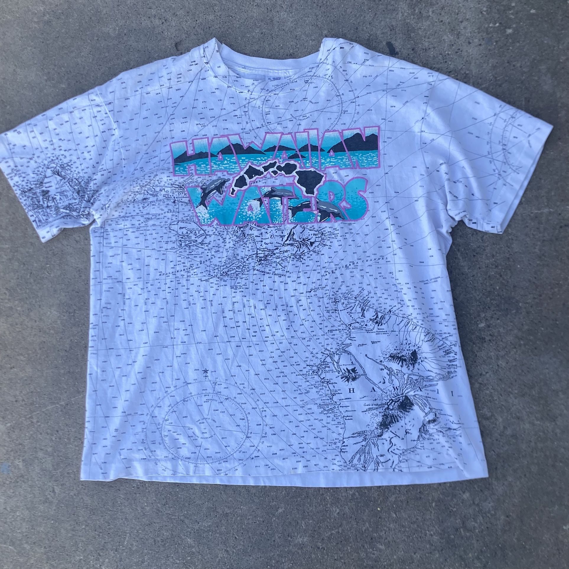 Vintage Hawaiian Waters Shirt
