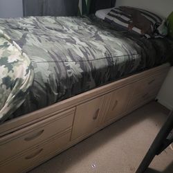Twin Size Captains Bed 