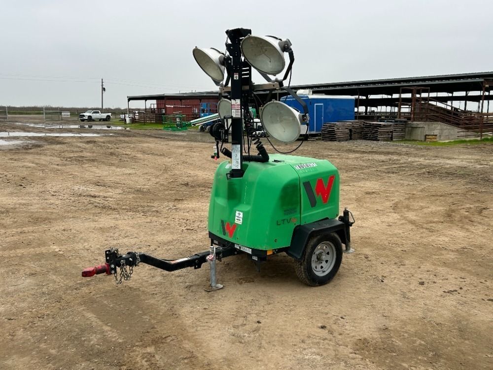 2018 WACKER LTV6L LIGHT TOWER, Kohler diesel, 6kw generator, portable, 2,542 hours indicated. s/n:5XFLV0411JM002024
