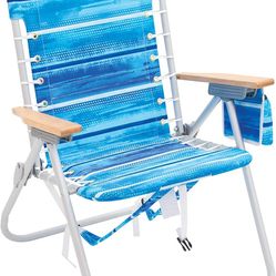 RIO Gear 4-Position Hi-Boy Backpack Beach Chair