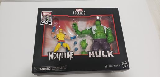 Marvel legends wolverine and hulk 80 years figures